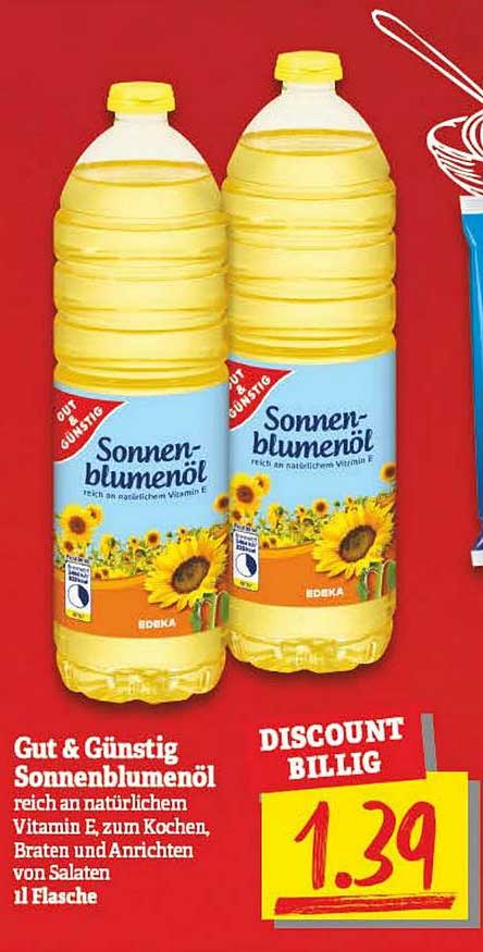 NP Discount Gut & Günstig Sonnenblumenöl