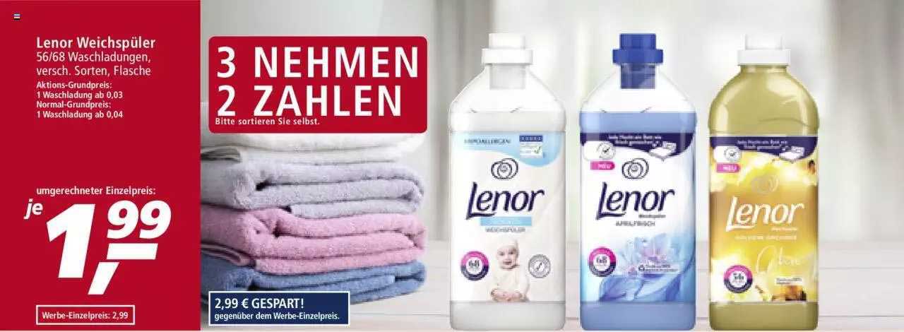 Lenor Weichspüler Angebot bei Real 1Prospekte.de
