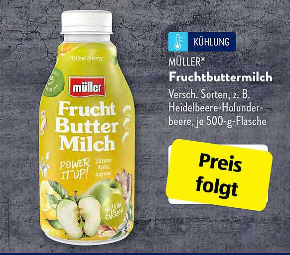 Müller Fruchtbuttermilch Angebot bei ALDI SÜD - 1Prospekte.de