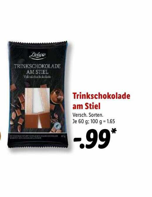 Trinkschokolade Am Stiel Deluxe Angebot bei Lidl - 1Prospekte.de
