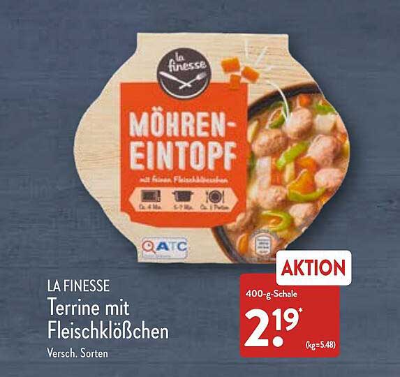 La Finesse Terrine Mit Fleischklößchen Angebot bei ALDI Nord ...