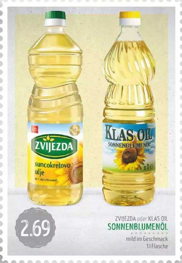Klas Oil Sonnenblumenöl Angebot bei Lidl