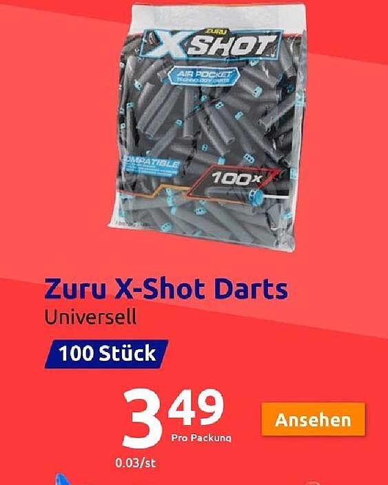 Zuru X-shot Darts Angebot bei Action - 1Prospekte.de