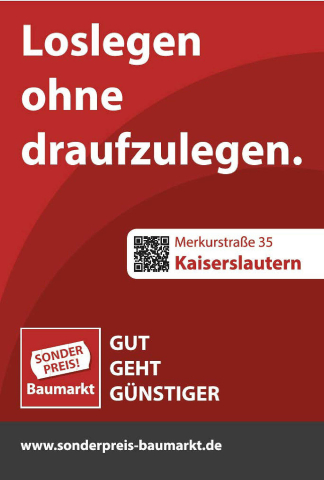 Sonderpreis Baumarkt