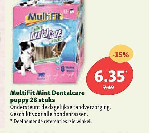 Maxi Zoo Multifit Mint Dentalcare Puppy