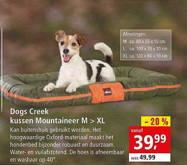 Maxi Zoo Dogs Creek Kussen Mountaineer M > Xl