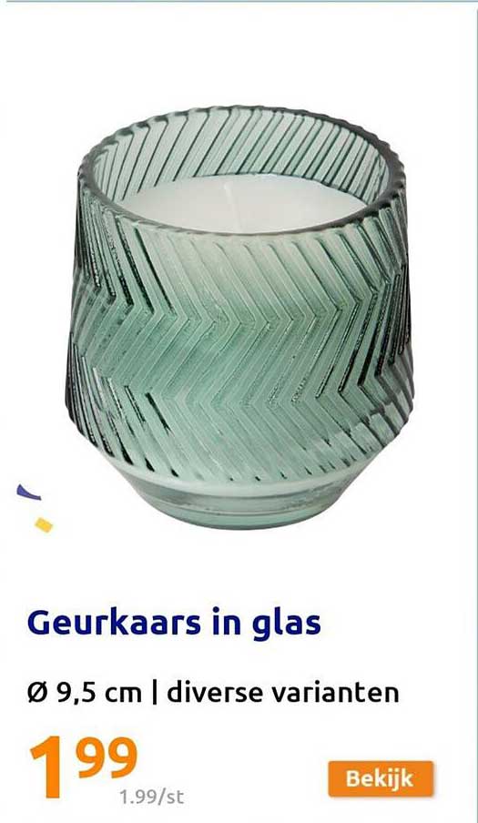 Action Geurkaars In Glas