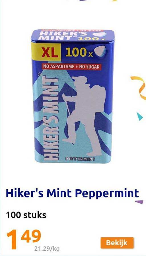 Action Hiker's Mint Peppermint