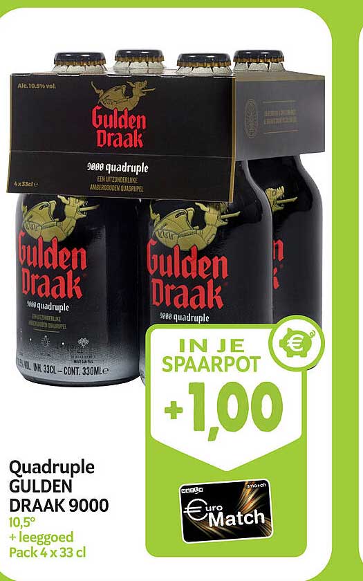Louis Delhaize Quadruple Gulden Draak 9000