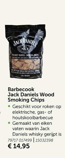 AVEVE Barbecook Jack Daniels Wood Smoking Chips