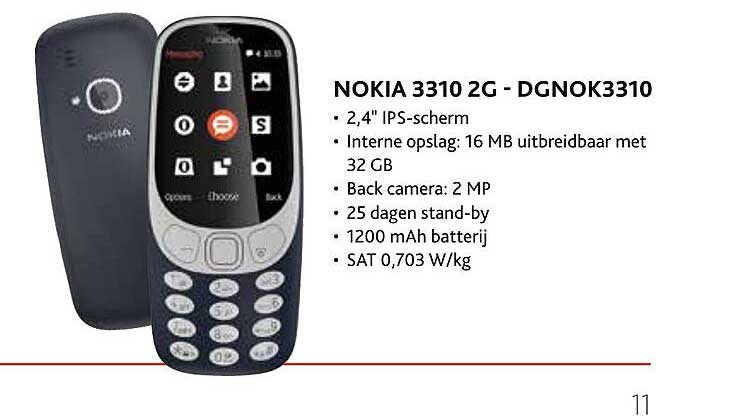 Exellent Nokia 3310 2g