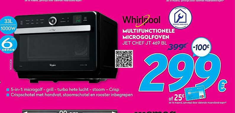 Krëfel Whirlpool Multifunctionele Microgolfoven Jet Chef Jt 469 Bl