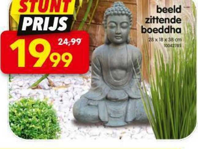 Yess Beeld Zittende Boeddha