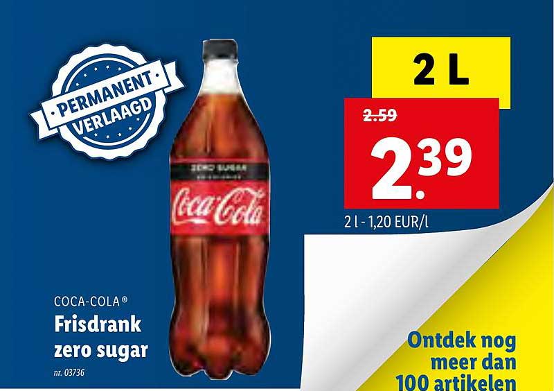 Lidl Coca-cola Frisdrank Zero Sugar