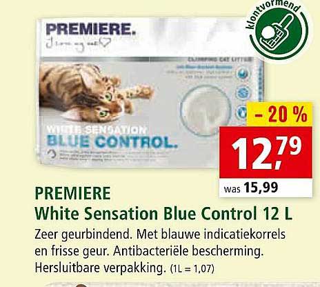 Maxi Zoo Premiere White Sensation Blue Control 12 L
