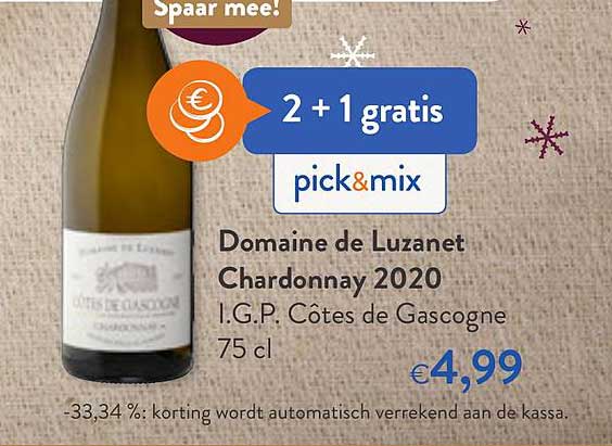 OKay Supermarkt Domaine De Luzanet Chardonnay 2020 Igp Cotes De Gascogne
