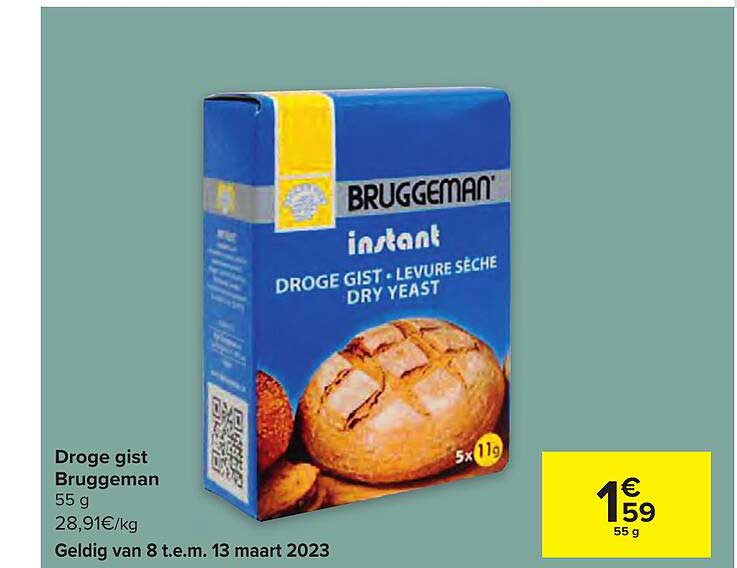 Carrefour Market Droge Gist Bruggeman