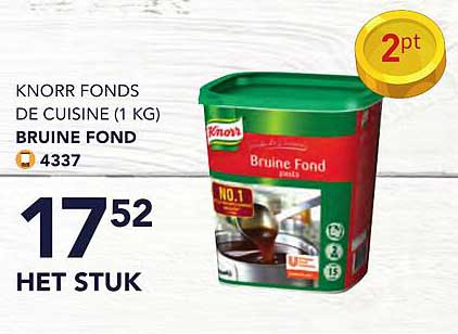 Bidfood Knorr Fonds De Cuisine (1 Kg) Bruine Fond
