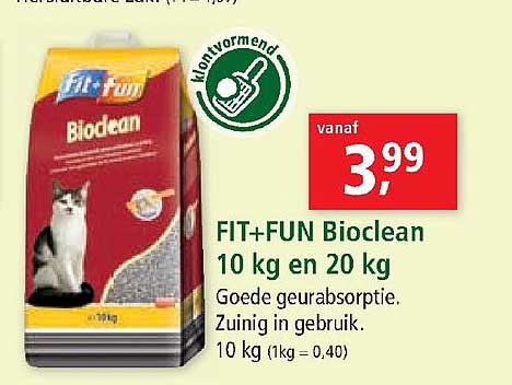 Maxi Zoo Fit + Fun Bioclean 10 Kg En 20 Kg