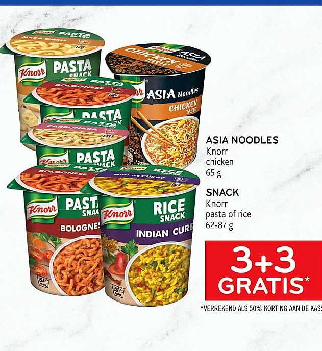 Alvo Asia Noodles Knorr Of Snack Knorr