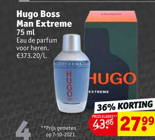 zo springen Bestudeer Hugo Boss Man Extreme 75 Ml Aanbieding bij Kruidvat