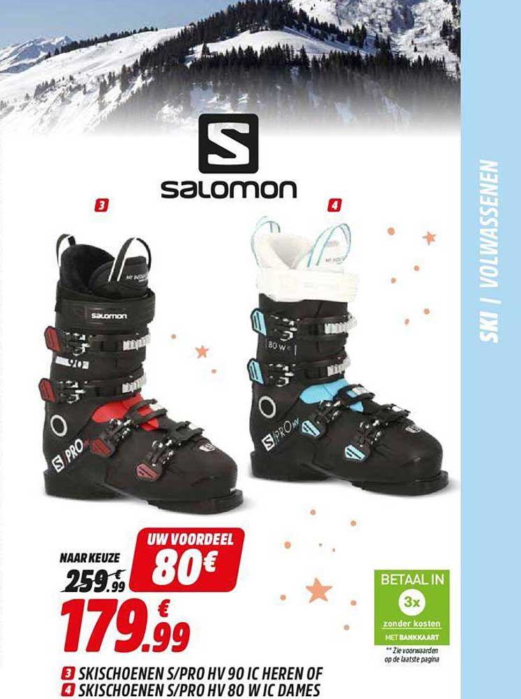 Intersport Salomon Skischoenen S-pro Hv 90 Ic Heren Of Hv 80 W Ic Dames