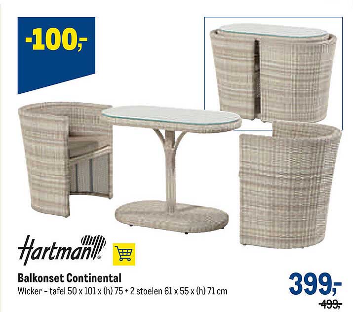 Makro Hartman Balkonset Continental