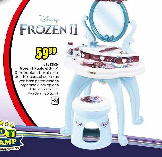 reparatie bad Beweren Frozen 2 Kaptafel 2-in-1 Aanbieding bij ToyChamp