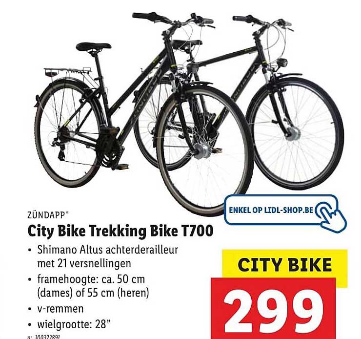 Zundapp City Bike Trekking Bike T700 Aanbieding bij Lidl ...