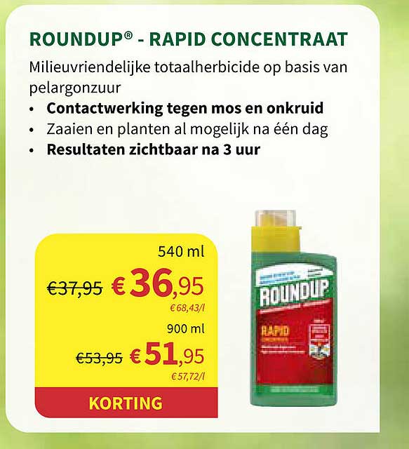 Horta Roundup Rapid Concentraat