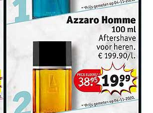 Kruidvat Azzaro Homme 100 Ml Aftershave Voor Heren