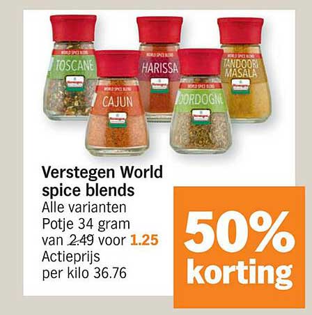 Albert Heijn Verstegen World Spice Blends