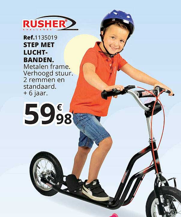 Maxi Toys Rusher Step Met Luchtbanden