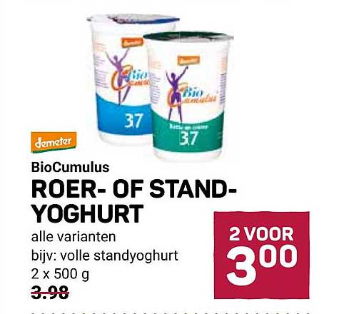 Ekoplaza Bio Cumulus Roer- Of Stand-yoghurt