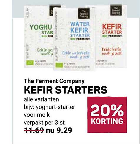 Ekoplaza The Ferment Company Kefir Starters