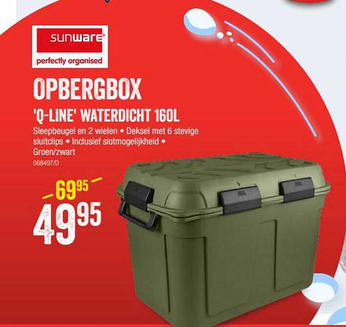 HandyHome Opbergbox Q-line Waterdicht