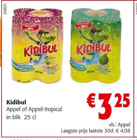 Colruyt Kidibul Appel Of Appel-tropical In Blik