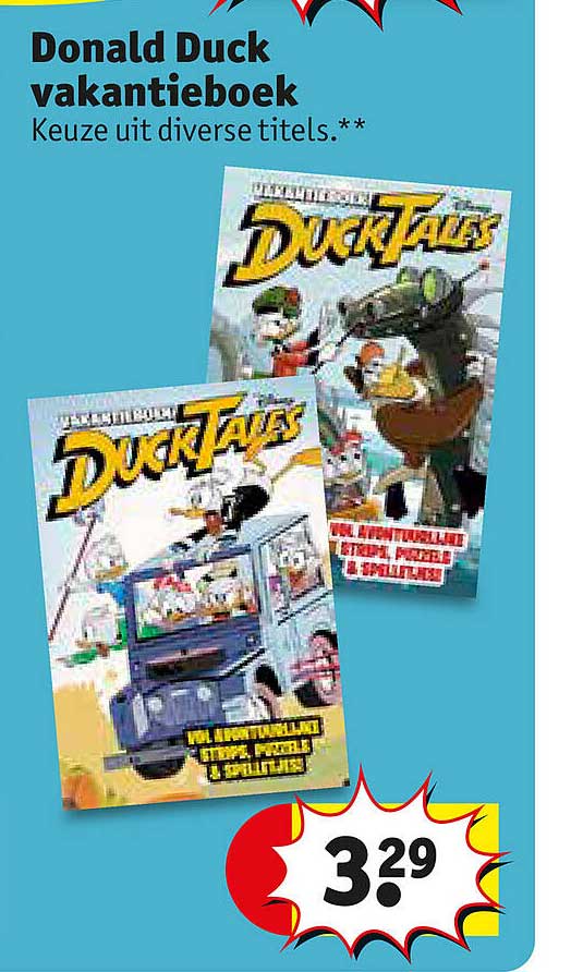Kruidvat Donald Duck Vakantieboek