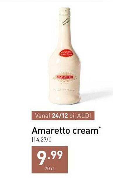 ALDI Amaretto Cream