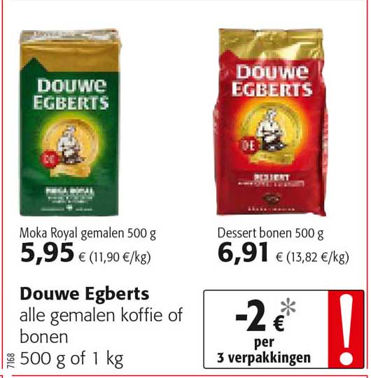 Colruyt Douwe Egberts Alle Gemalen Koffie Of Bonen