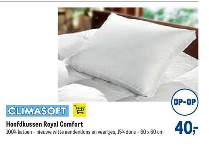 Makro Hoofdkussen Royal Comfort