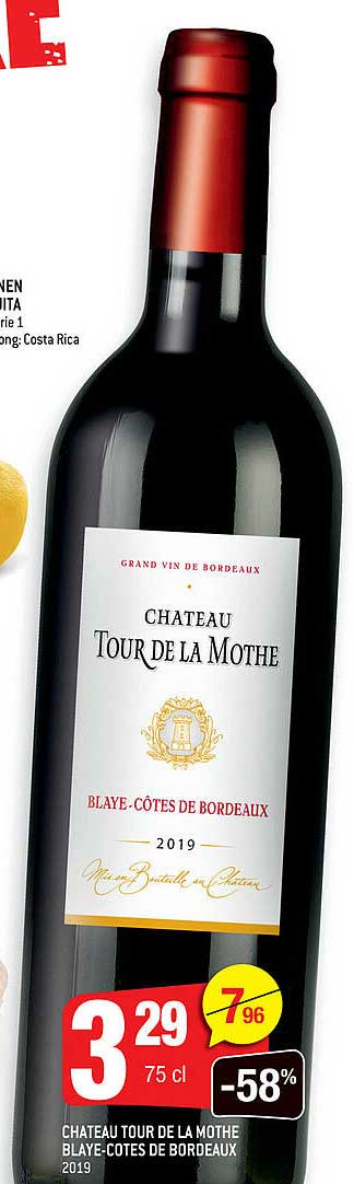 Smatch Chateau Tour De La Mothe Blaye-cotes De Bordeaux 2019