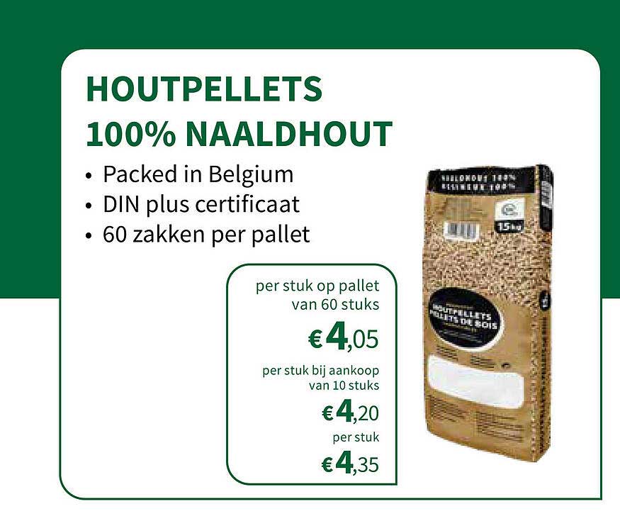 Horta Houtpellets 100% Naaldhout