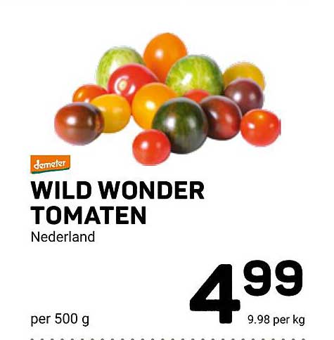 Ekoplaza Wild Wonder Tomaten Nederland Demeter