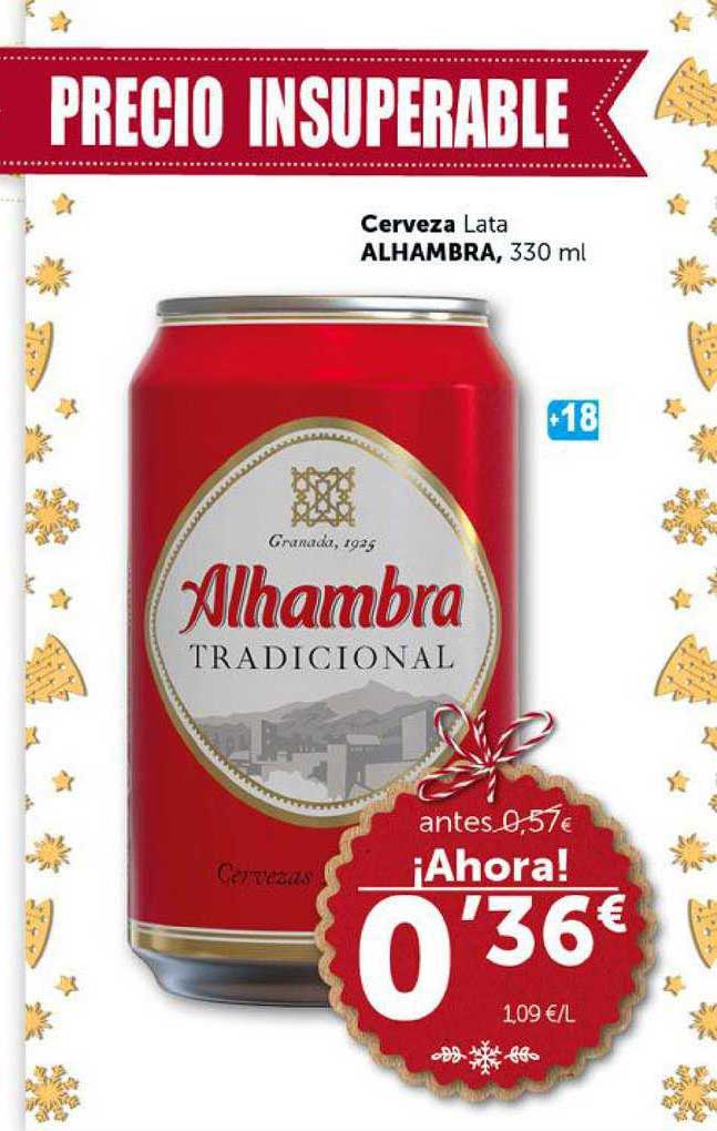 Masymas Cerveza Lata Alhambra, 330 Ml