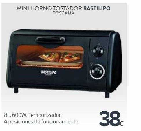 Oferta Mini Horno Tostador Bastilipo Toscana en Tien 21