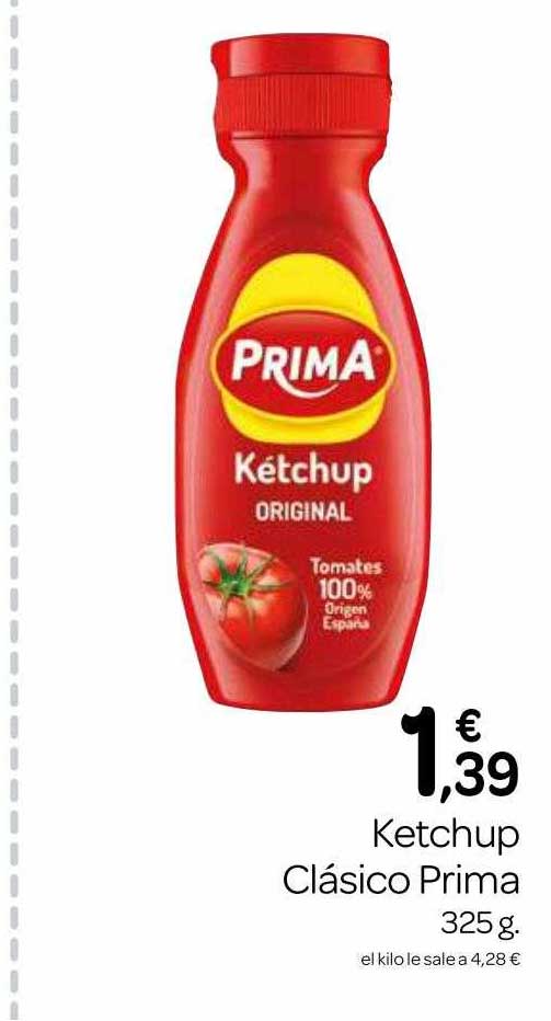 Supermercados El Jamón Ketchup Clásico Prima
