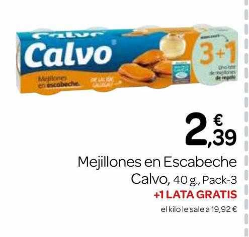 Supermercados El Jamón Mejillones En Escabeche Calvo