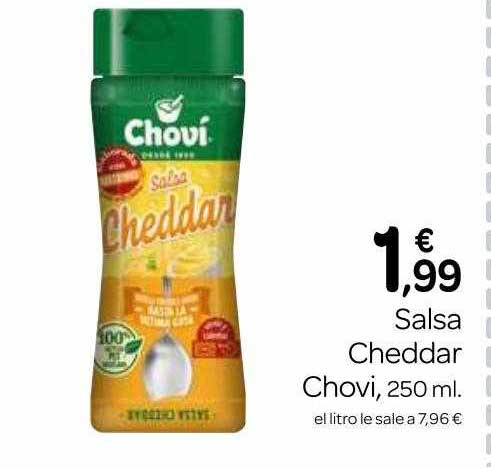 Supermercados El Jamón Salsa Cheddar Chovi