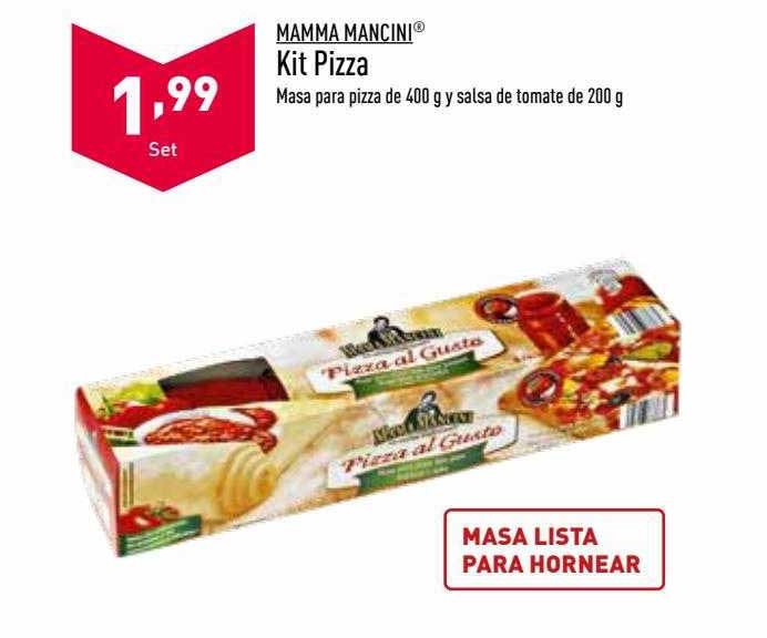 Oferta Mamma Mancini Kit Pizza en ALDI